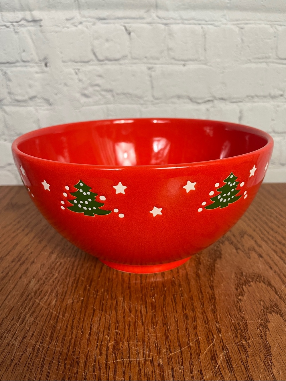 A- Large Waechtersbach Christmas Tree Holiday Bowl 9” diameter